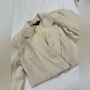 New W/ Tag Cream Blazer
